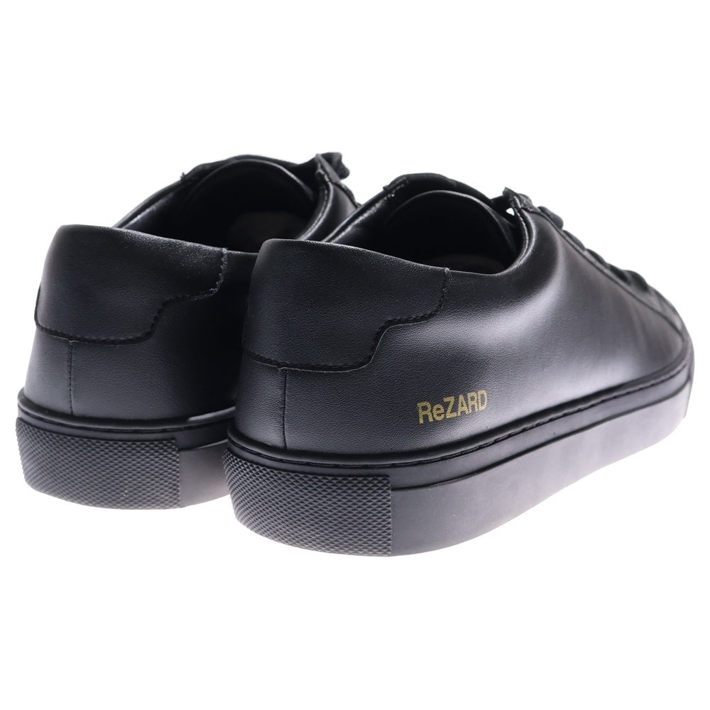 ReZARD(リザード) ロゴレザー ローカットスニーカー ブラック HK00002