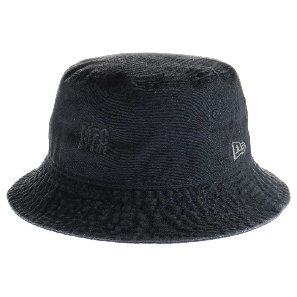 NEW ERA(ニューエラ) ×MFC STORE エヌエフシーストア LOGO BUCKET HAT ロゴバケットハット 帽子 ブラック