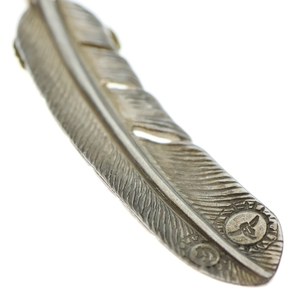 TADY & KING(タディアンドキング) 特大ハートK18フェザー 左向き ペンダントトップ シルバー/ゴールド