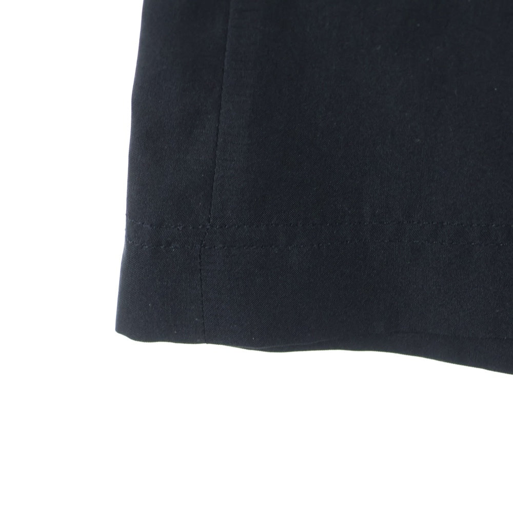 NO BRAND(ノーブランド) BARBARA BUI バルバラビュイ シルク ステッチデザイン フレアパンツ ブラック