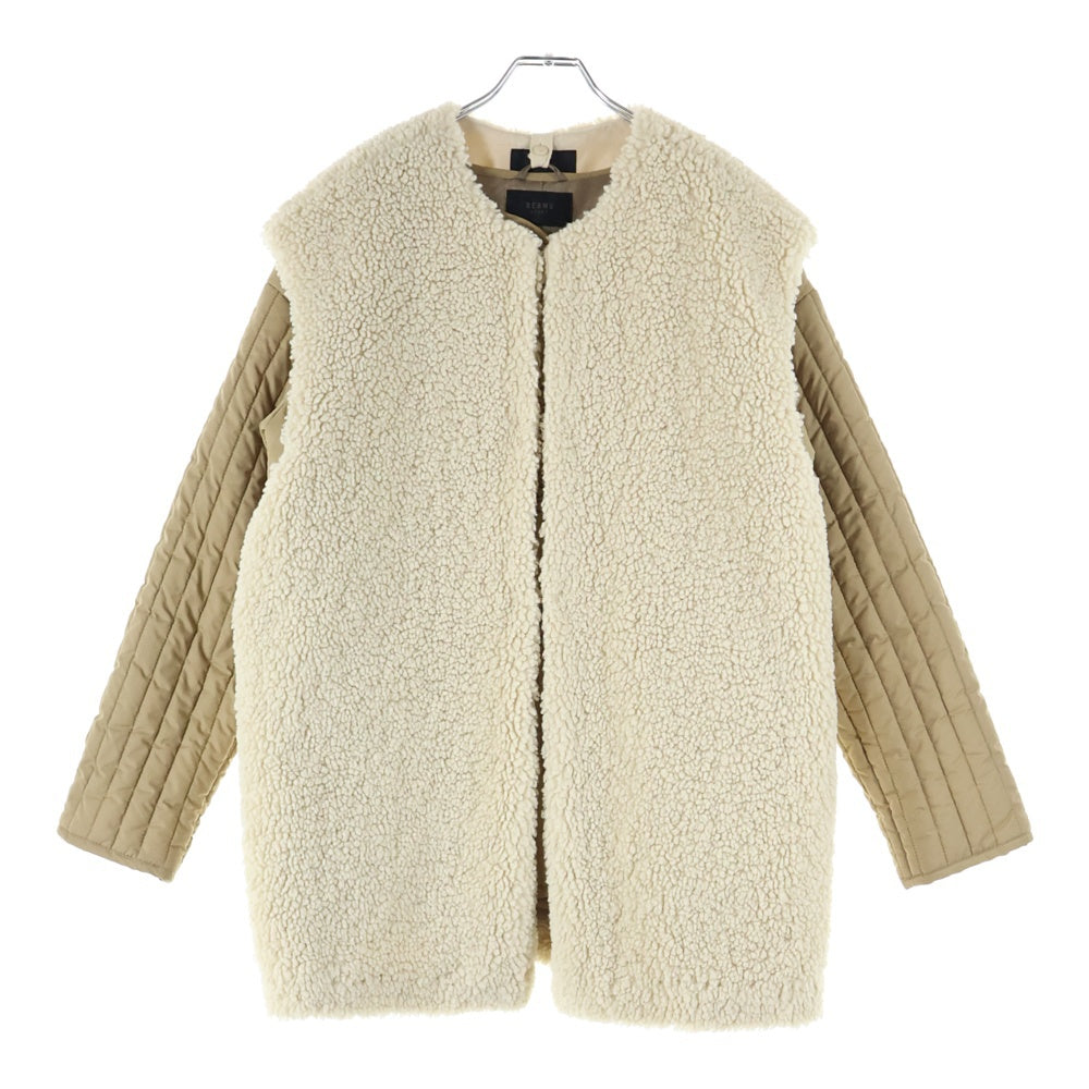 BEAMS HEART(ビームス ハート) ボアベスト キルティングブルゾン セット ジャケット レディース ベージュ 43-18-0050-928