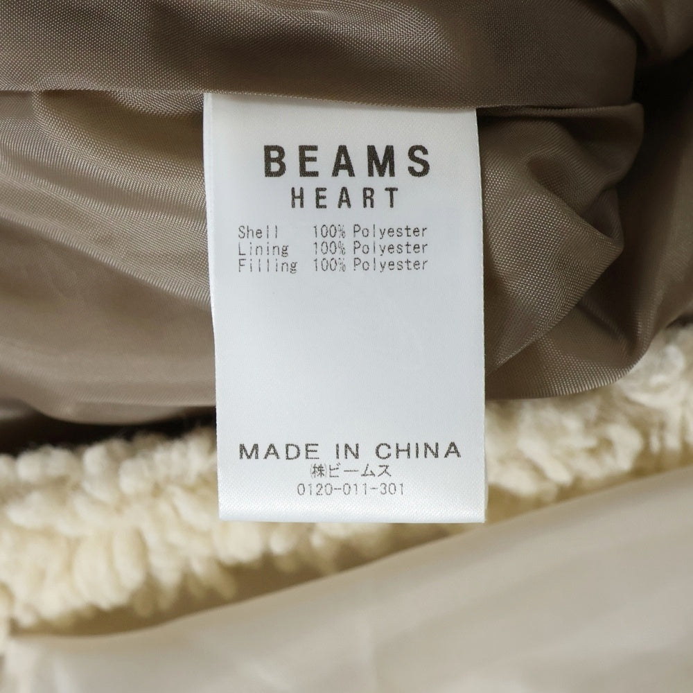 BEAMS HEART(ビームス ハート) ボアベスト キルティングブルゾン セット ジャケット レディース ベージュ 43-18-0050-928