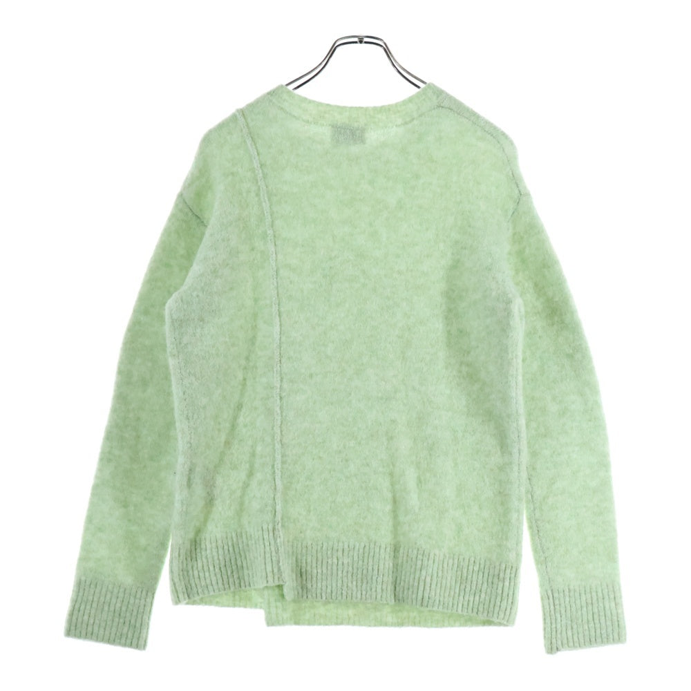 Acne Studios(アクネ ストゥディオズ) Asymmetric-hem Sweater アシンメトリックヘム ニットスウェット セーター グリーン FN-WN-KNIT000183