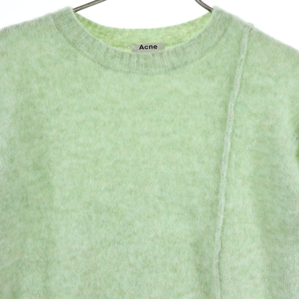Acne Studios(アクネ ストゥディオズ) Asymmetric-hem Sweater アシンメトリックヘム ニットスウェット セーター グリーン FN-WN-KNIT000183