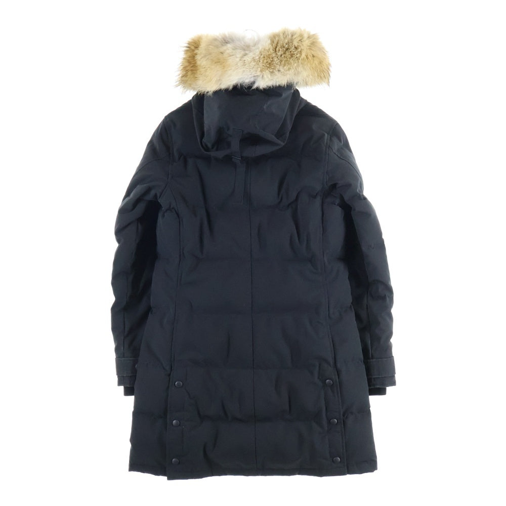 CANADA GOOSE(カナダグース) BLACK LABEL SHELBURNE PARKA ブラックレーベル シェルバーンパーカー ファー フーデッドダウンコート ブラック 3802LB