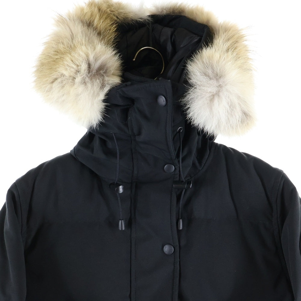 CANADA GOOSE(カナダグース) BLACK LABEL SHELBURNE PARKA ブラックレーベル シェルバーンパーカー ファー フーデッドダウンコート ブラック 3802LB