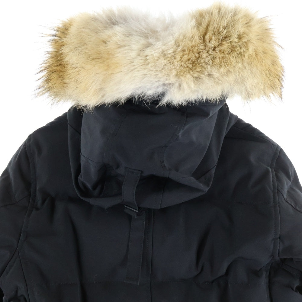 CANADA GOOSE(カナダグース) BLACK LABEL SHELBURNE PARKA ブラックレーベル シェルバーンパーカー ファー フーデッドダウンコート ブラック 3802LB