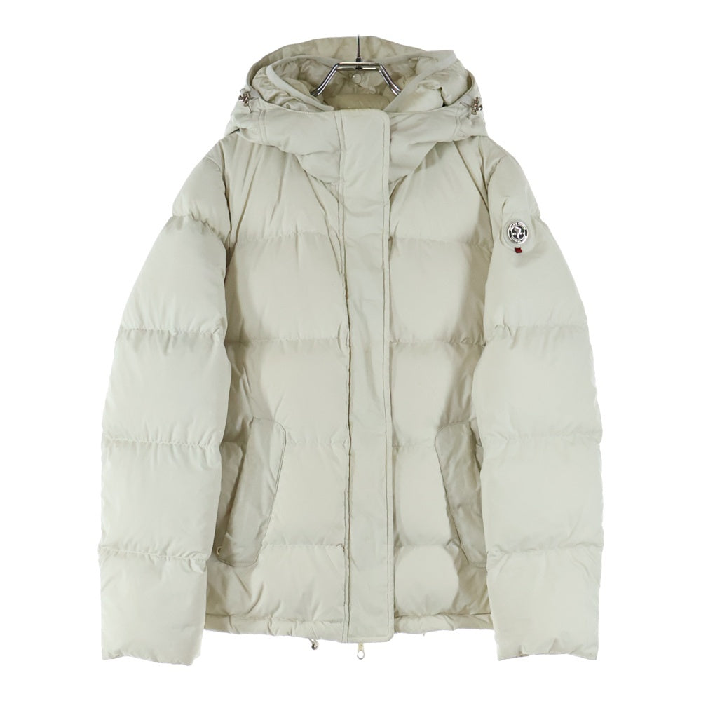 CAPE HORN(ケープホーン) フーデット ジップアップダウンジャケット ホワイト レディース 32569