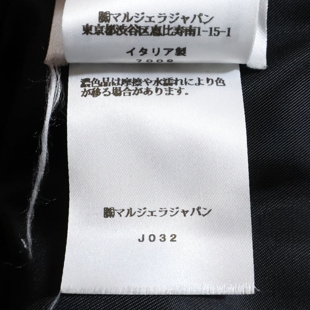 MM6 Maison Margiela(エムエムシックスメゾンマルジェラ) 22AW SPORTS BOMBER JACKET マルチポケット スポーツ フーデッド ボンバージャケット ブラック S62AN0077 S53984