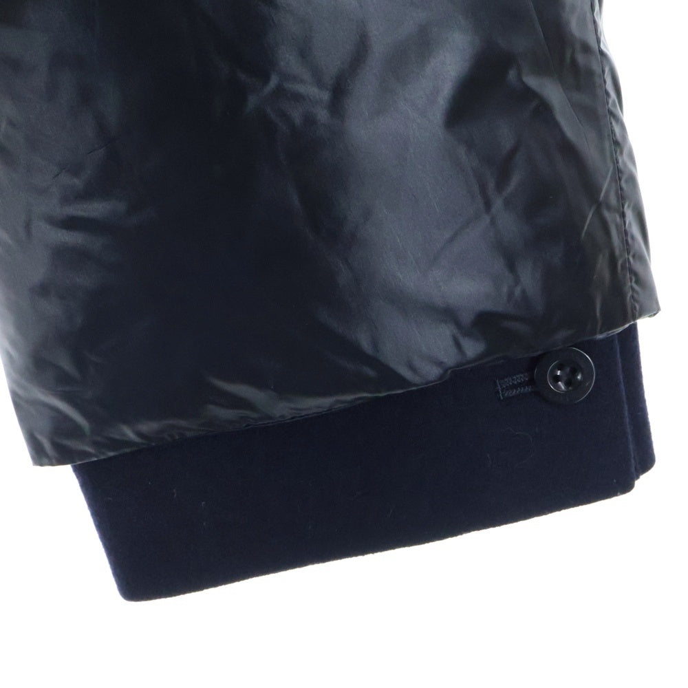 Sacai(サカイ) 20AW ウール切り替え エコダウンロングジャケットコート ブラック/ネイビー 20-02415M