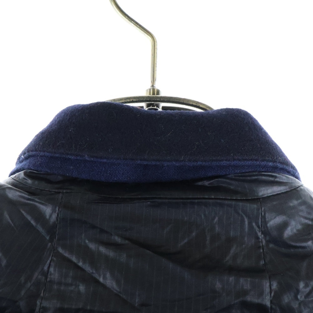 Sacai(サカイ) 20AW ウール切り替え エコダウンロングジャケットコート ブラック/ネイビー 20-02415M