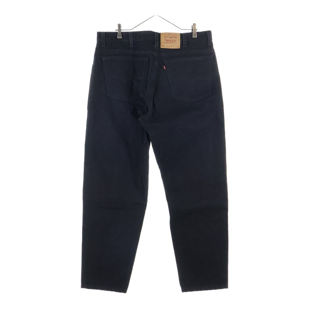 Levi's(リーバイス) 90S VINTAGE 550 RELAXED FIT リラックスドフィット ヴィンテージ テーパードデニムパンツ ブラック 550-0260