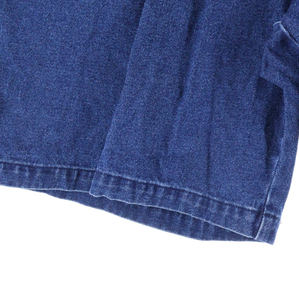 DOCKERS(ドッカーズ) タック入り デニムショーツ ハーフパンツ インディゴ