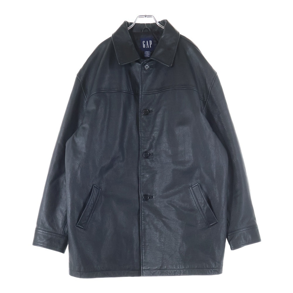 VINTAGE(ヴィンテージ) OLD GAP オールド ギャップ レザーカーコート ジャケット ブラック