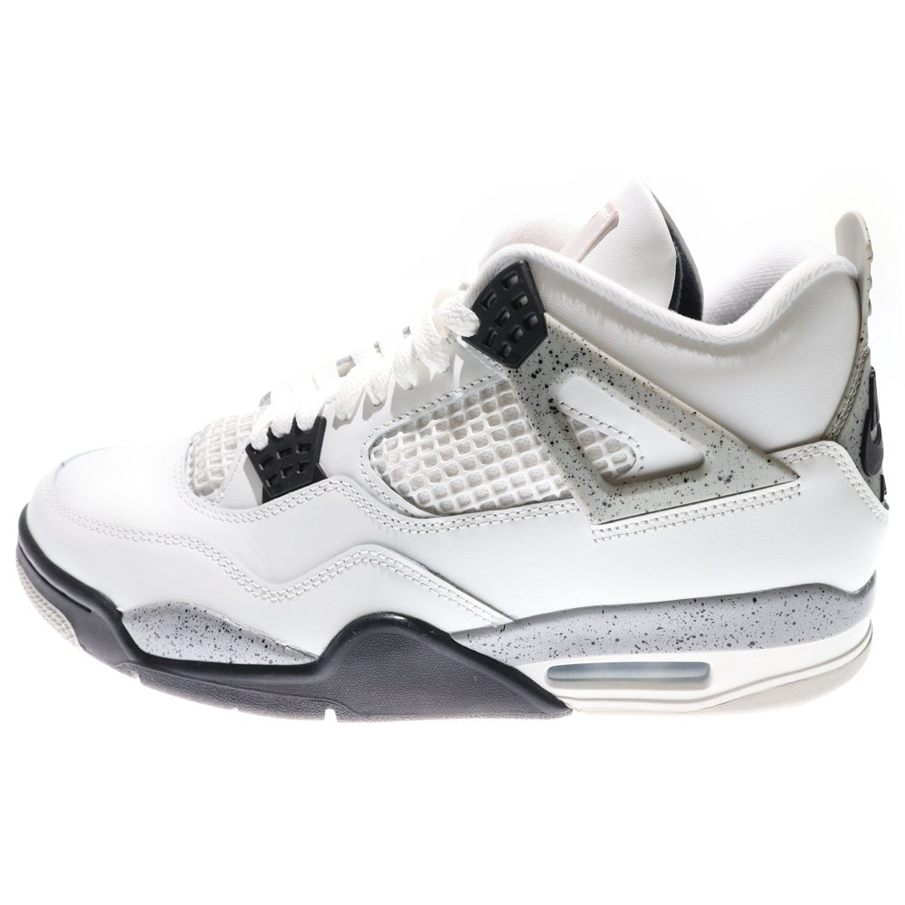 NIKE(ナイキ) AIR JORDAN 4 RETRO WHITECEMENT エアジョーダン4 レトロ ホワイトセメント ハイカットスニーカー ホワイト US10/28cm FV5029-100