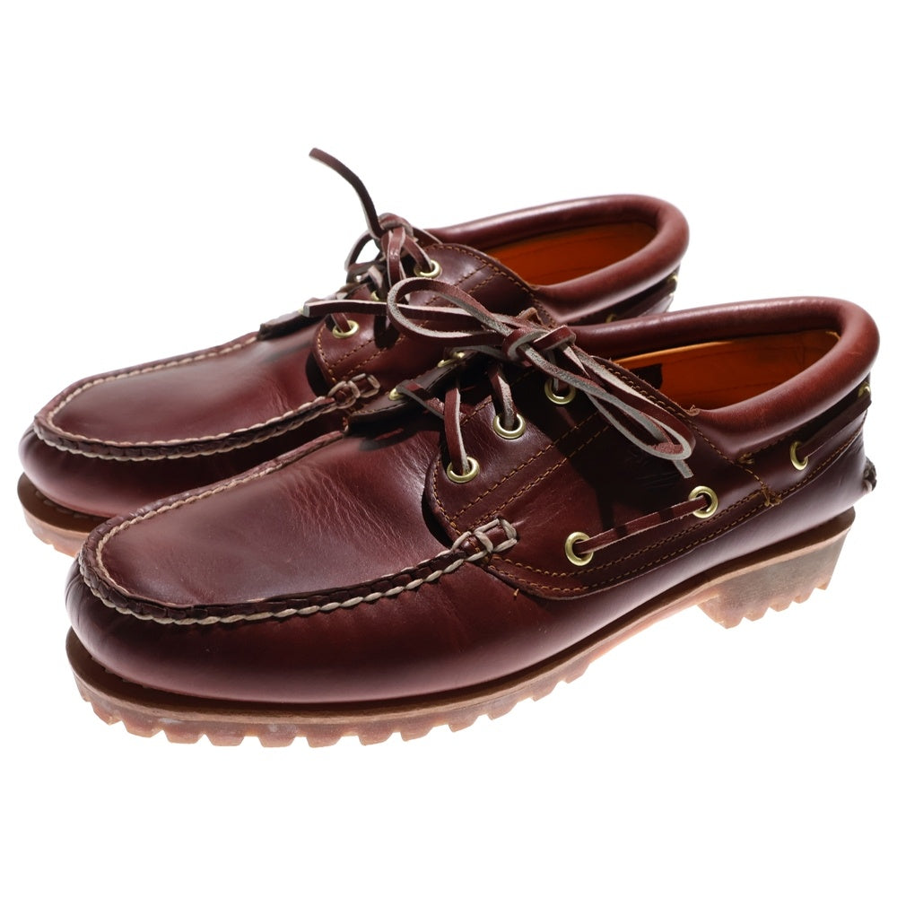 Timberland(ティンバーランド) AUTHENTIC 3 EYE CLASSIC オーセンティック 3アイ クラシック ローカット レザーデッキシューズ ブラウン US9/27cm 50009
