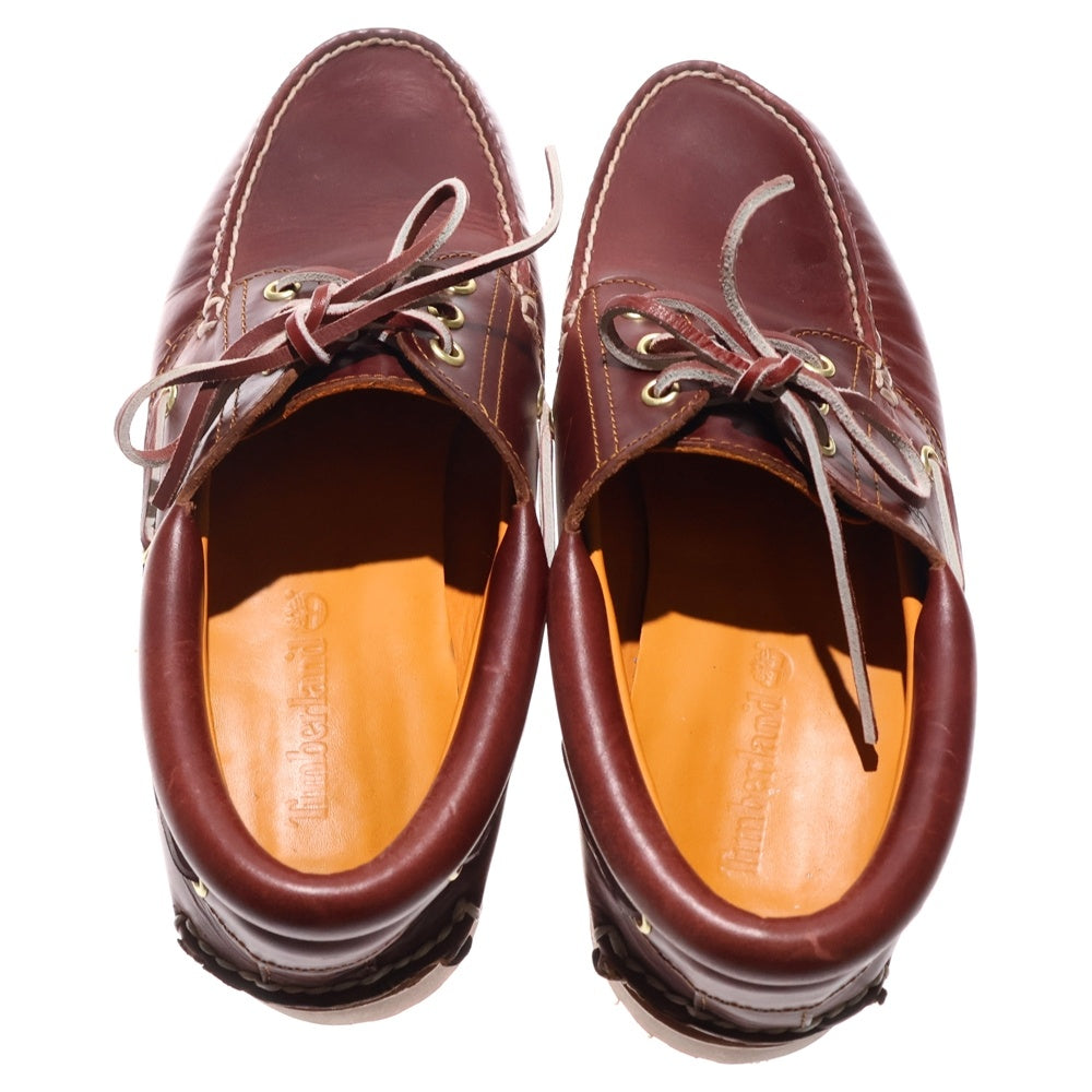 Timberland(ティンバーランド) AUTHENTIC 3 EYE CLASSIC オーセンティック 3アイ クラシック ローカット レザーデッキシューズ ブラウン US9/27cm 50009