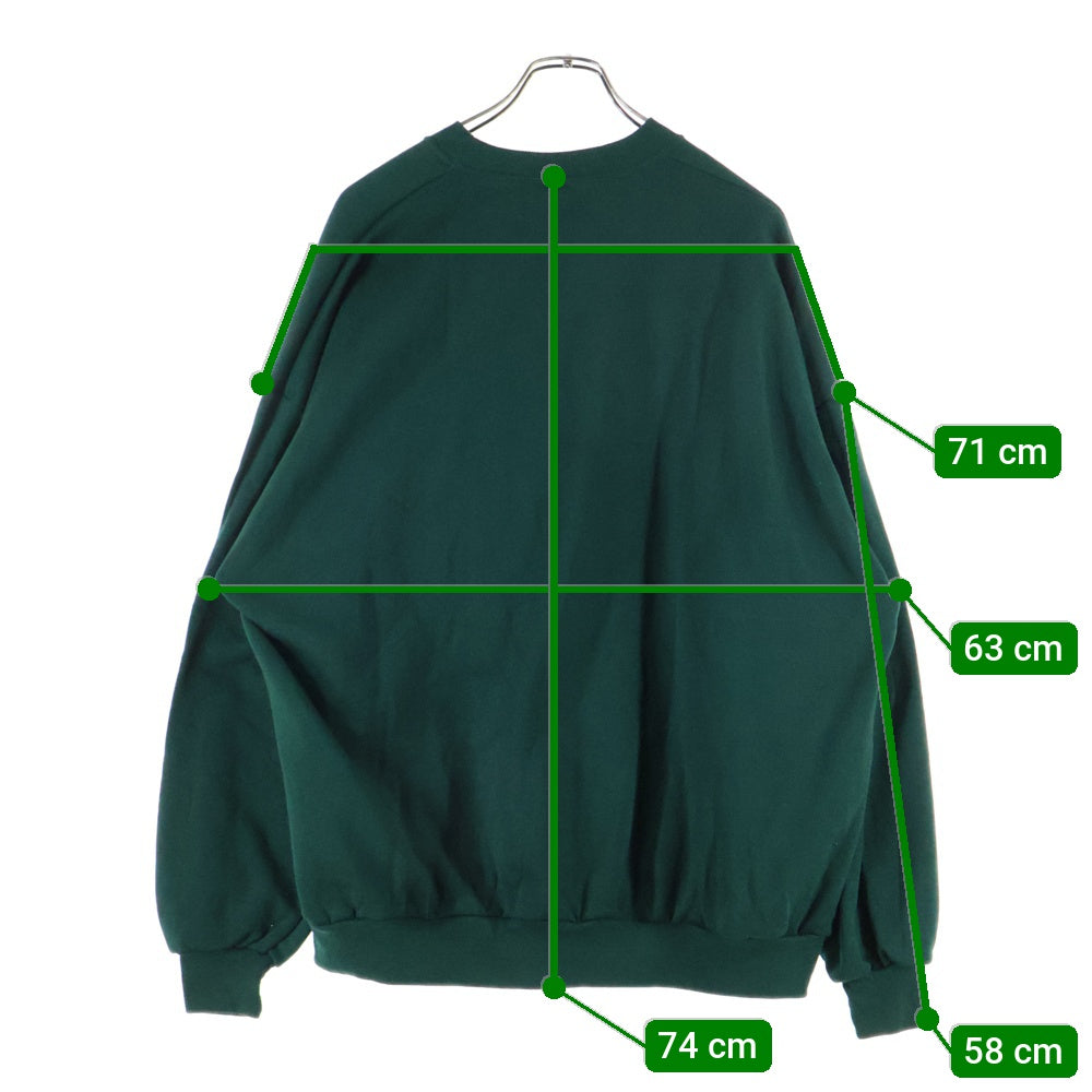 VINTAGE(ヴィンテージ) 90S VINTAGE JERZEES SWEATSHIRT ヴィンテージ ジャージーズ USA製 クルーネックスウェットトレーナー グリーン