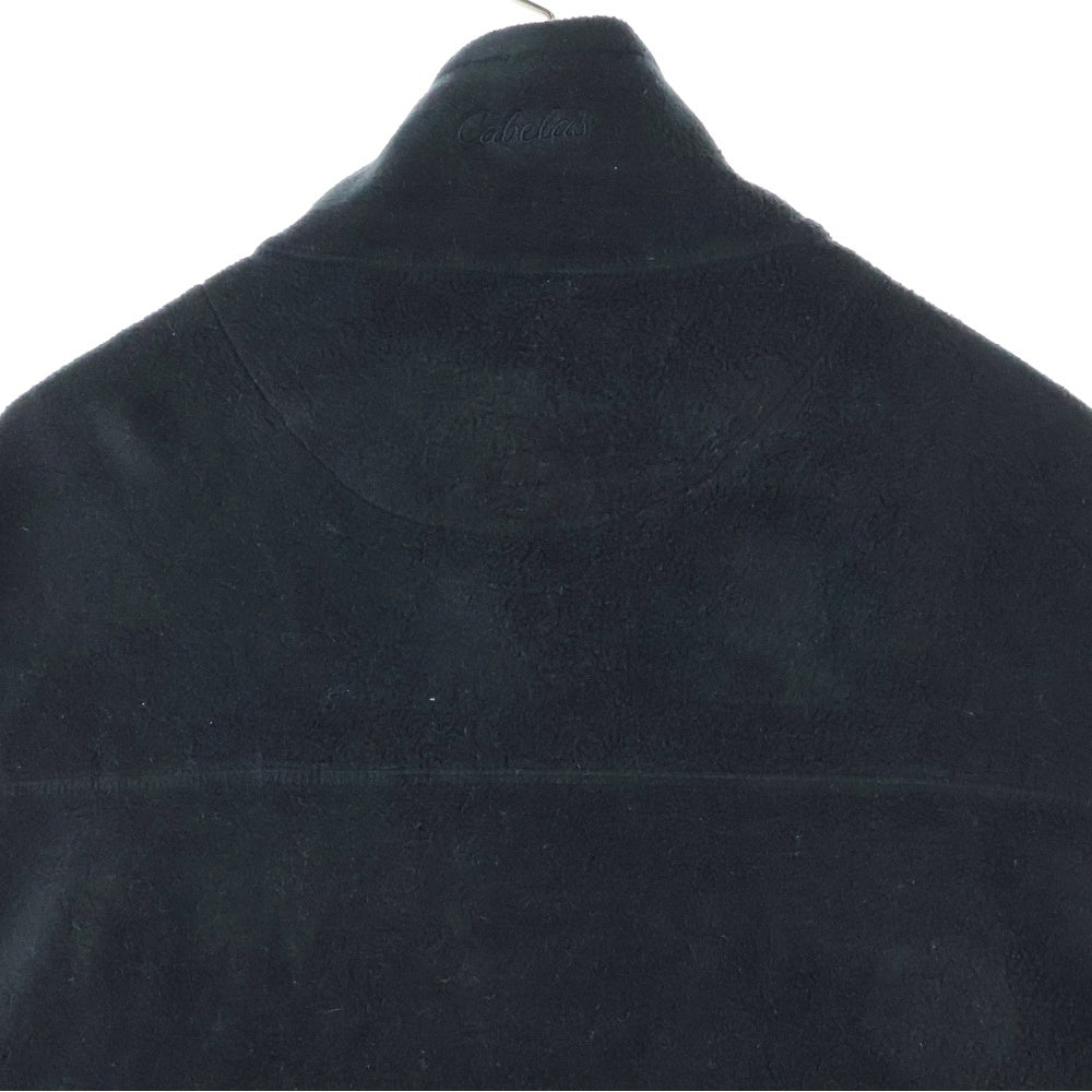 VINTAGE(ヴィンテージ) 00S VINTAGE cabela's FLEECE VEST ヴィンテージ カベラズ フリース ジップアップベスト ブラック