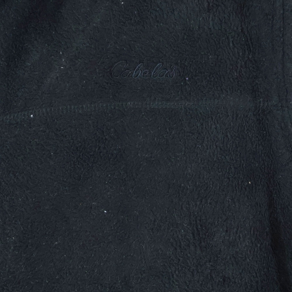 VINTAGE(ヴィンテージ) 00S VINTAGE cabela's FLEECE VEST ヴィンテージ カベラズ フリース ジップアップベスト ブラック