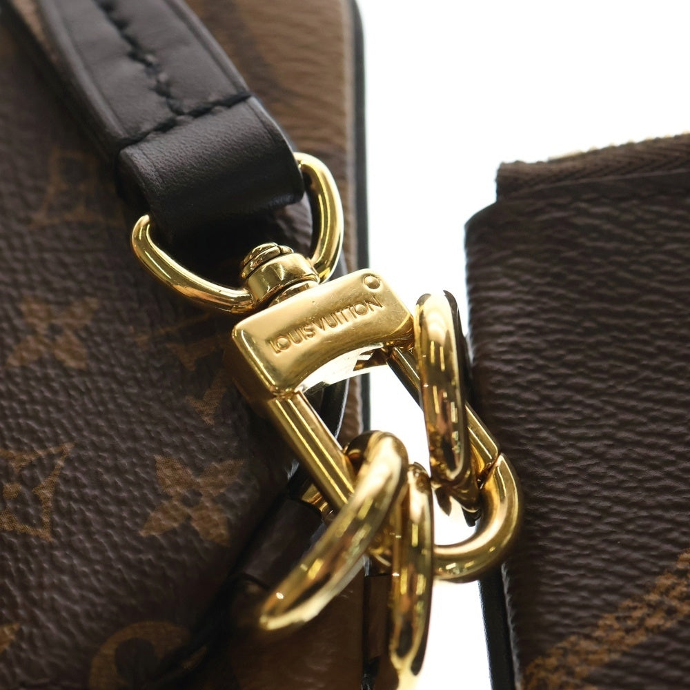 LOUIS VUITTON(ルイヴィトン) ポシェット トリオ モノグラム ジャイアント リバース ポーチ バッグ ブラウン M68756 RFID レディース