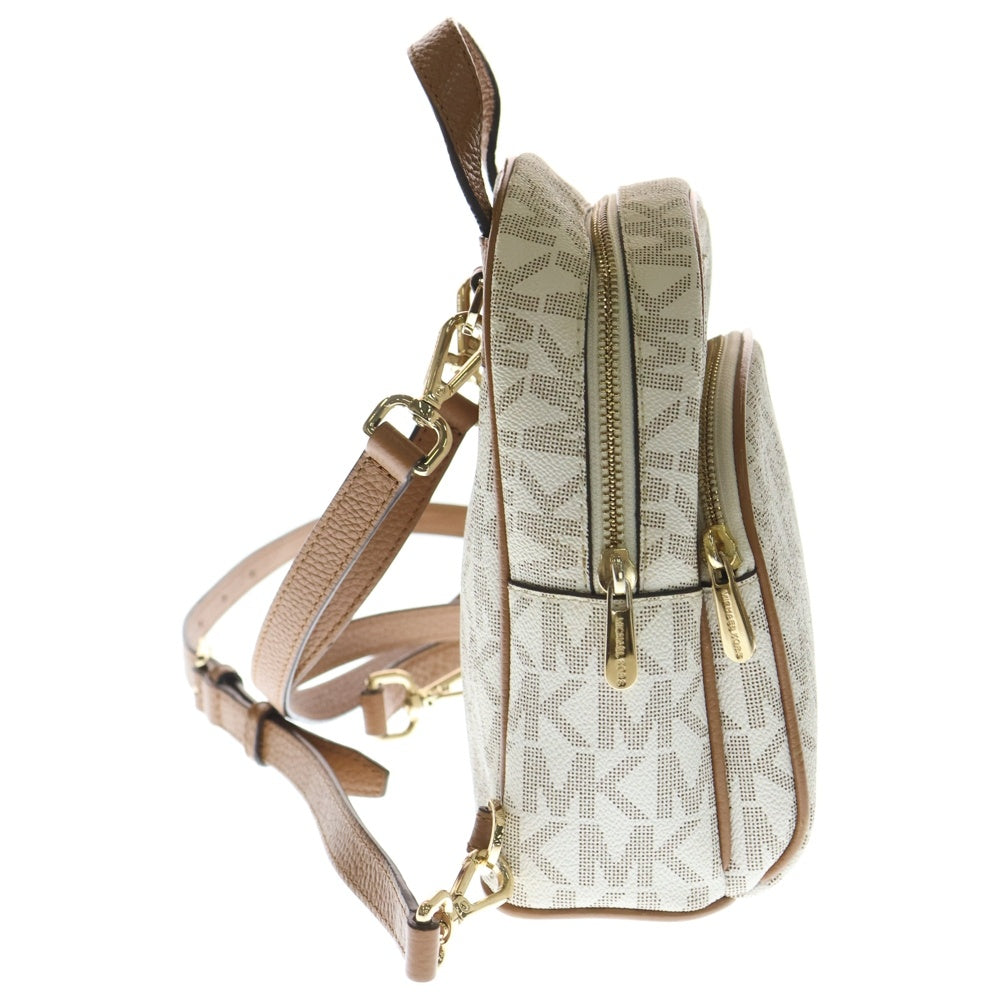 MICHAEL KORS(マイケルコース) モノグラム バックパック リュックサック レディース ホワイト NB‐1708