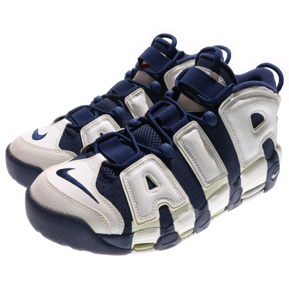 NIKE(ナイキ) 【観賞用 2016年製】 AIR MORE UPTEMPO OLYMPIC エアモアアップテンポ オリンピック ハイカットスニーカー ネイビー/ホワイト US11/29cm 414962-104