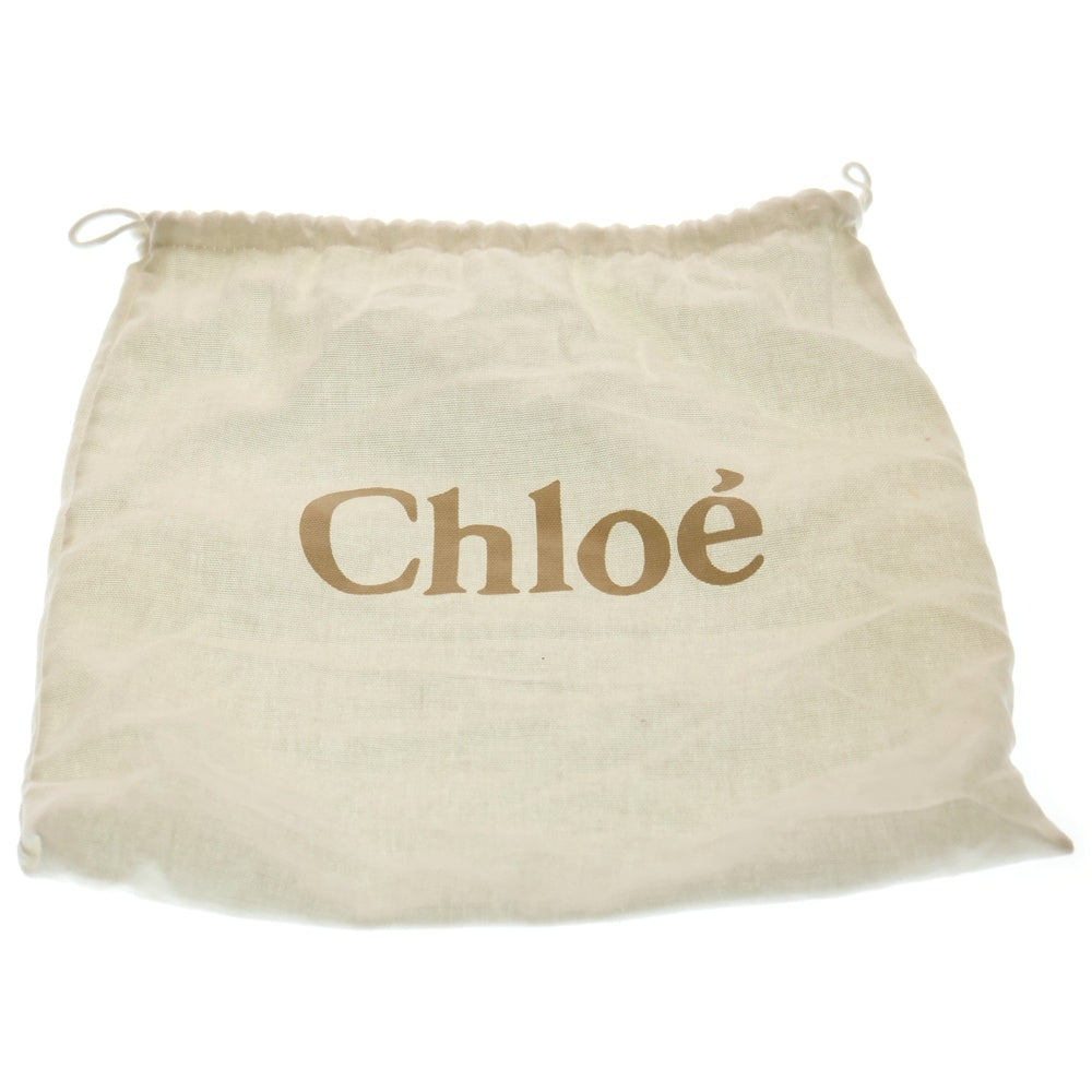 Chloe(クロエ) FAYE フェイ スウェード切替 スモールレザーショルダーバッグ ゴールド金具 ブラウン