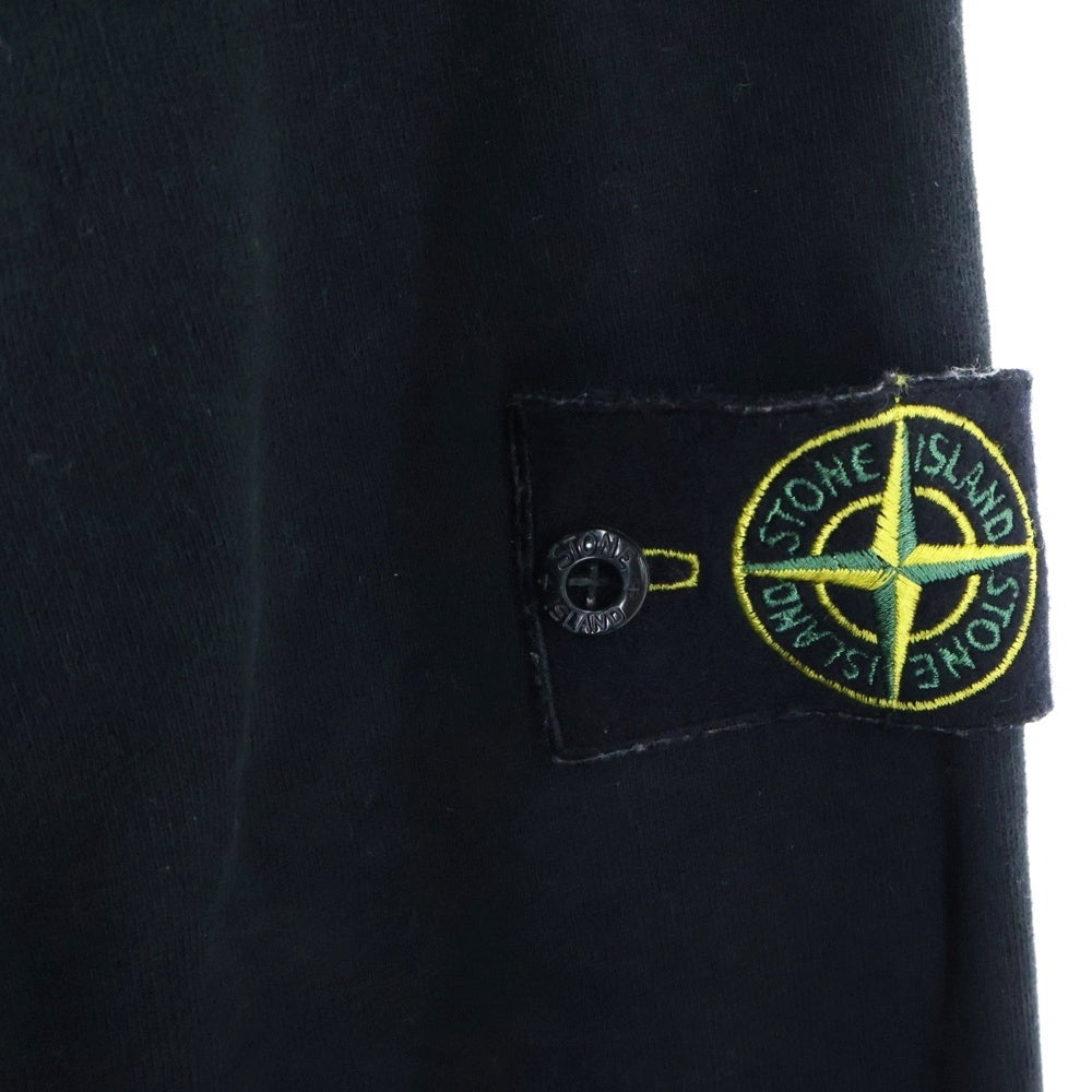 STONE ISLAND(ストーンアイランド) コンパスパッチ コットン クルーネックロングスリーブ スウェット ブラック 771563020