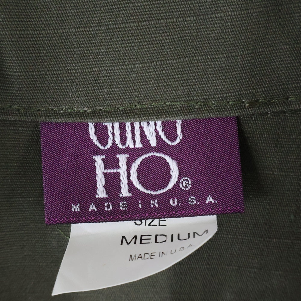 GUNG HO(ガンホー) USA製 胸ポケット ワークシャツ カーキ