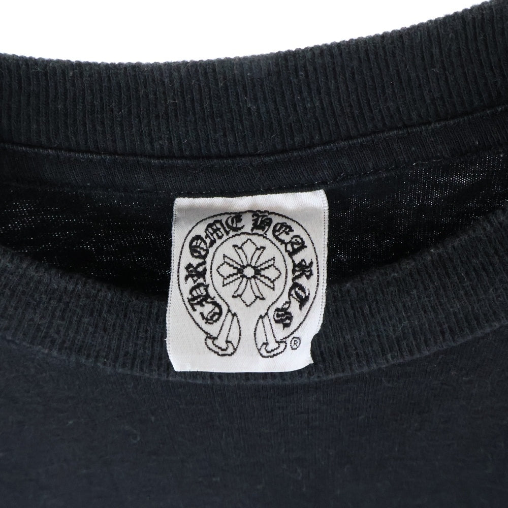 CHROME HEARTS(クロムハーツ) OLD HORSESHOE TOKYO S/S TEE オールド ホースシュープリント 東京限定 半袖ポケットTシャツ カットソー ブラック