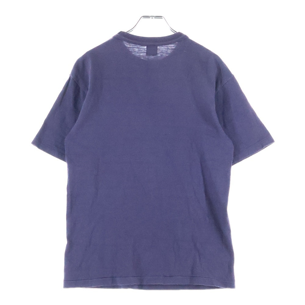 HUMAN MADE(ヒューマンメイド) ハート刺繍ロゴ クルーネック カットソー 半袖Tシャツ パープル