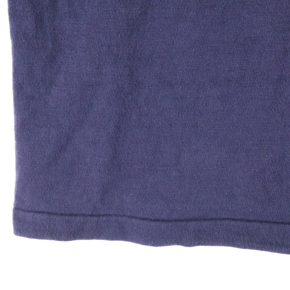 HUMAN MADE(ヒューマンメイド) ハート刺繍ロゴ クルーネック カットソー 半袖Tシャツ パープル