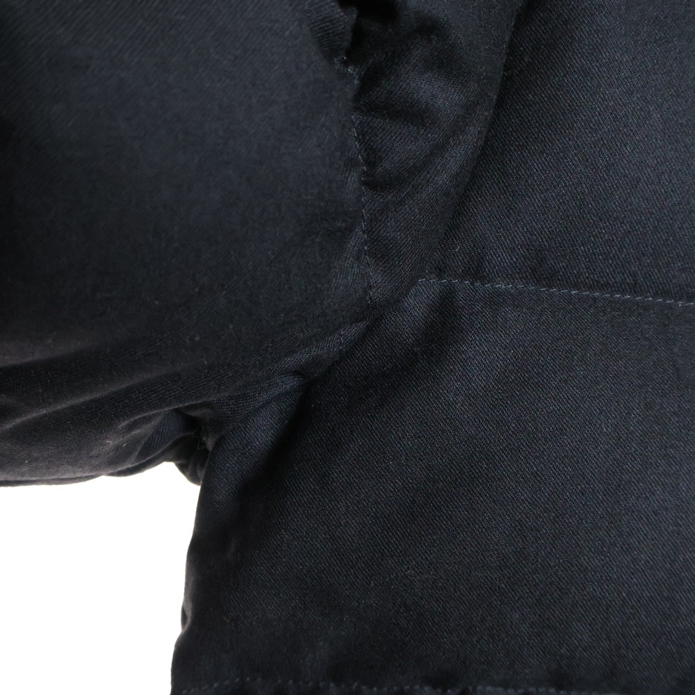 MONCLER(モンクレール) 21AW MONTGENEVRE モンジュネーブル アームロゴパッチ フーデッド ダウンジャケット ブラック G20911A53700 54272