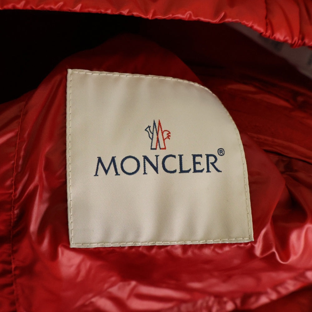 MONCLER(モンクレール) 20AW ACORUS アクロス ロゴワッペン ジップアップ ダウンジャケット レッド レディース F10911A10600 53029