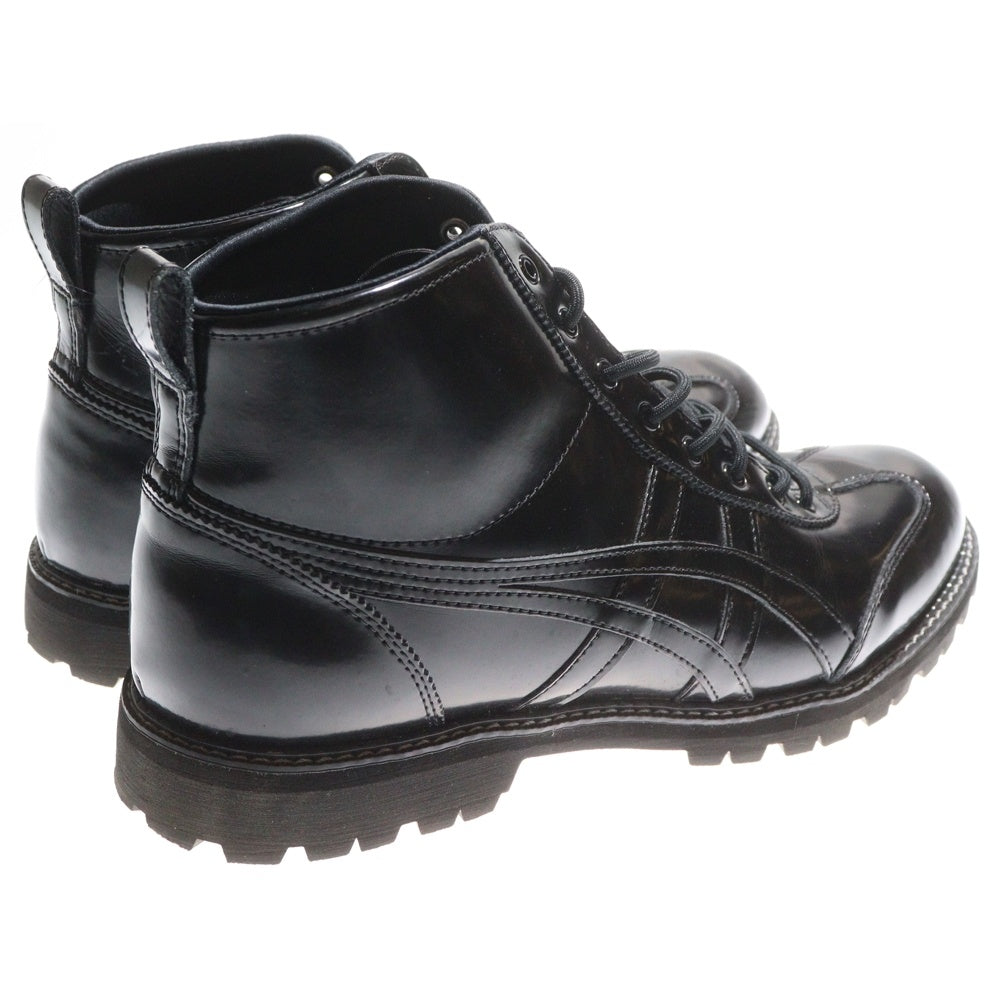 Onitsuka Tiger(オニツカタイガー) MEXICO RINKAN メキシコ リンカン レザー ハイカットスニーカー ブラック US8／26cm 1183A748