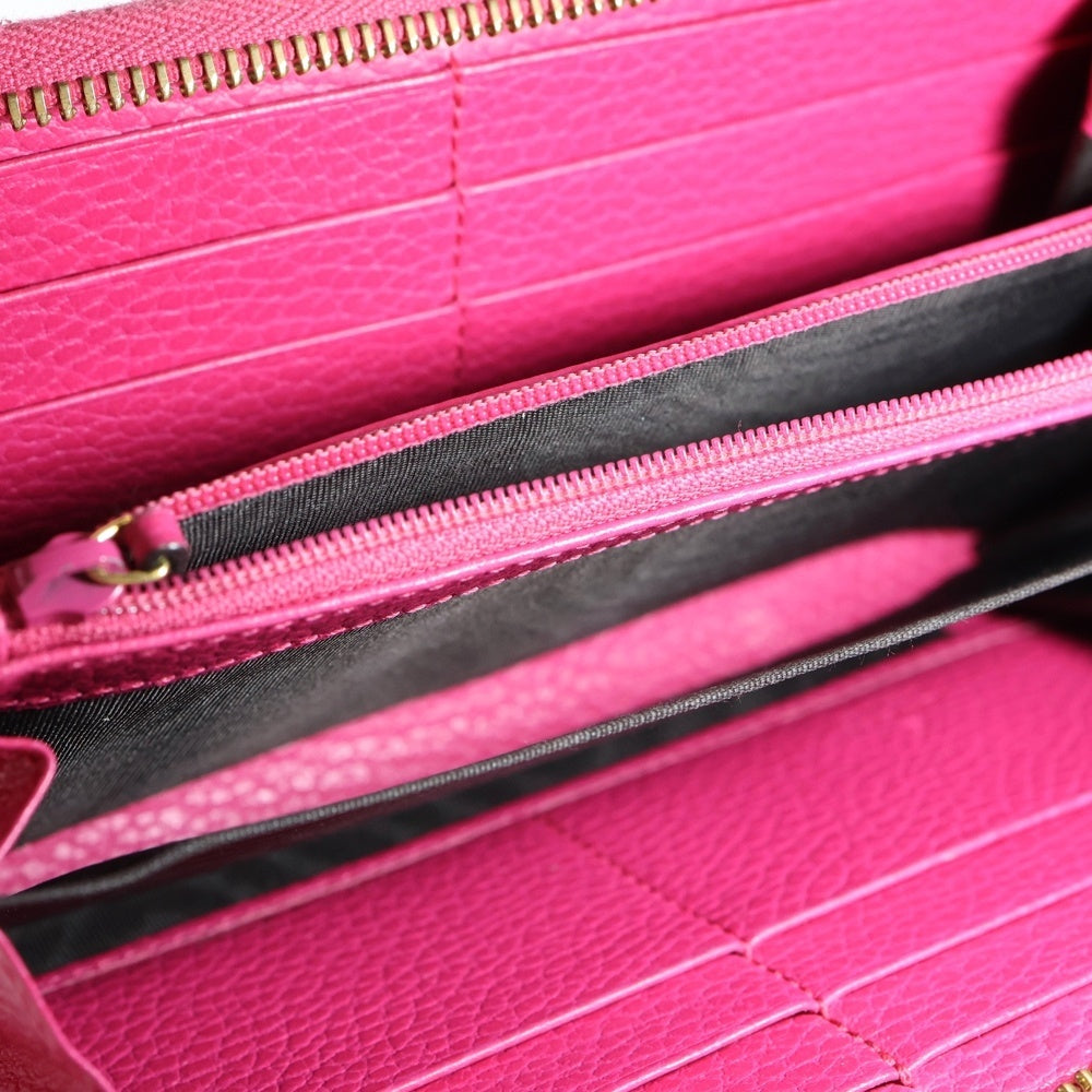 GUCCI(グッチ) GGマーモント ラウンドファスナー 長財布 ウォレット