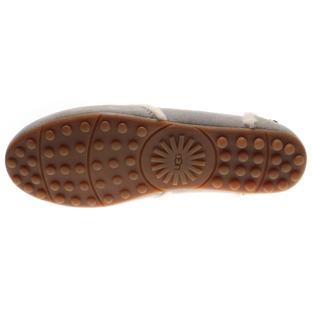 UGG(アグ) HAILEY ヘイリー モカシン スウェード ローファー レディース グレー F19218E