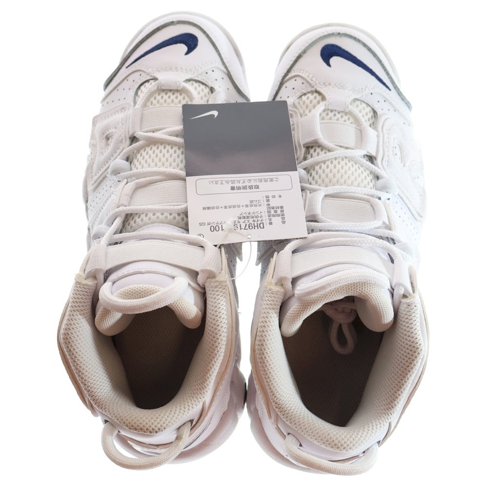 NIKE(ナイキ) AIR MORE UPTEMPO GS エア モアアップテンポ ハイカットスニーカー レディース ホワイト US5Y/23.5cm DH9719-100