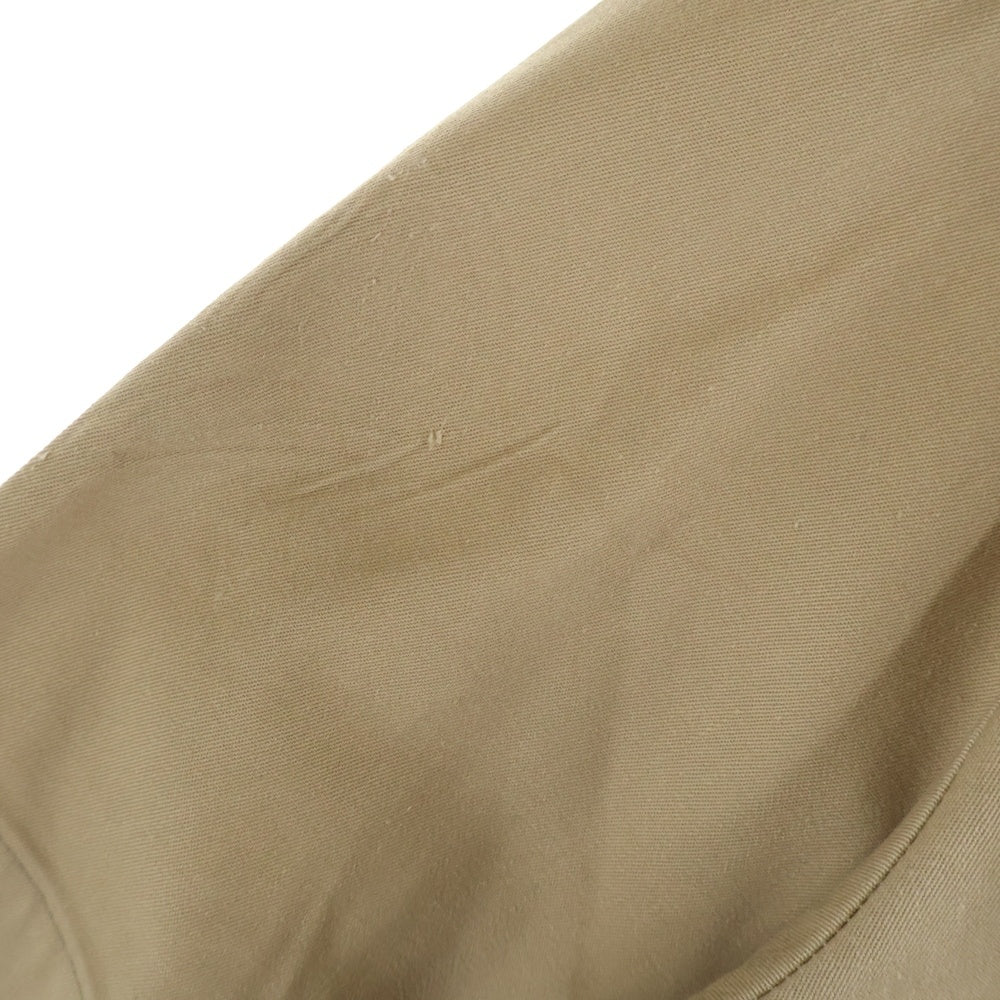 VINTAGE(ヴィンテージ) 70S U.S.MILITARY VINTAGE 米軍 ミリタリー ヴィンテージ コットン 半袖シャツ ベージュ DSA100-76-C-0269
