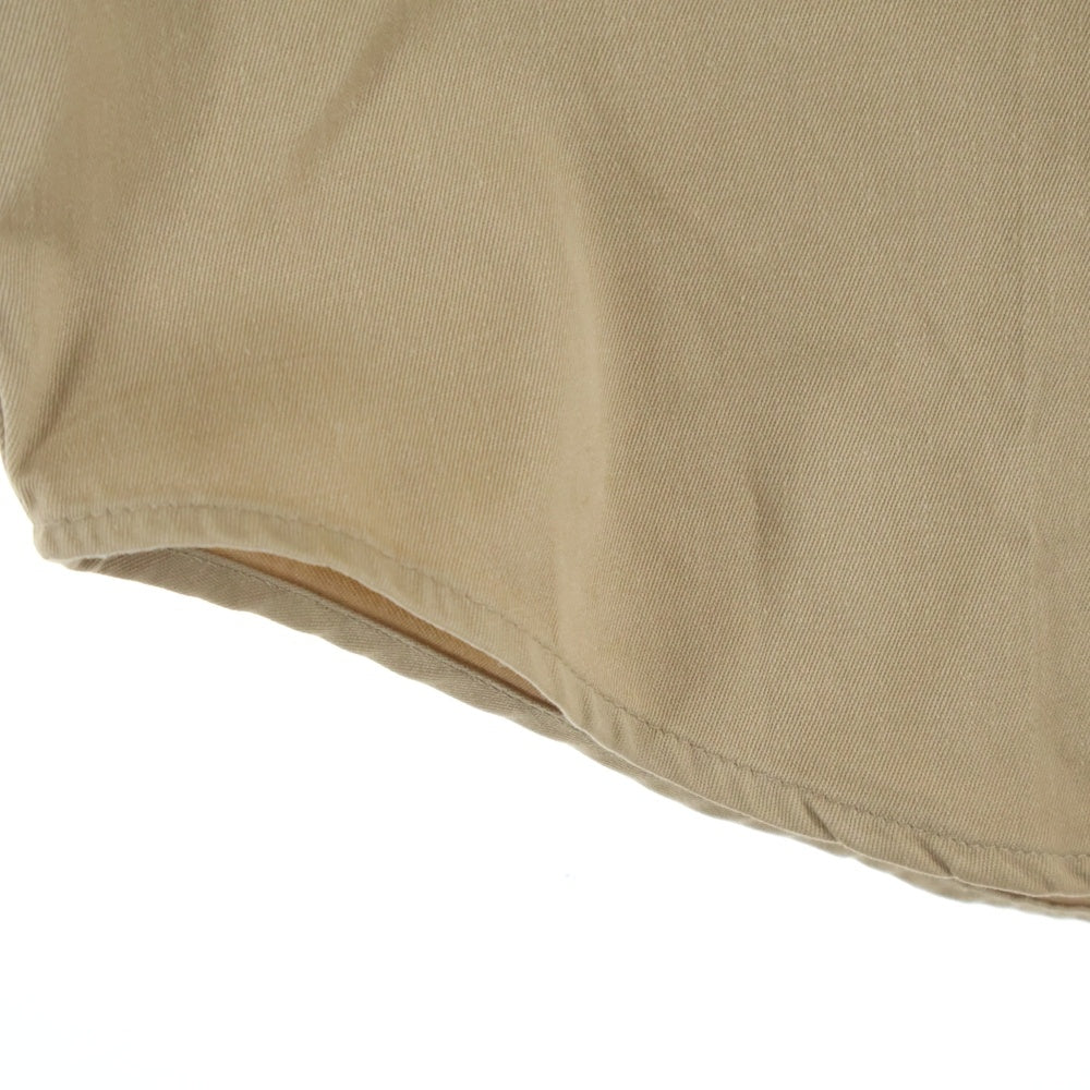 VINTAGE(ヴィンテージ) 70S U.S.MILITARY VINTAGE 米軍 ミリタリー ヴィンテージ コットン 半袖シャツ ベージュ DSA100-76-C-0269
