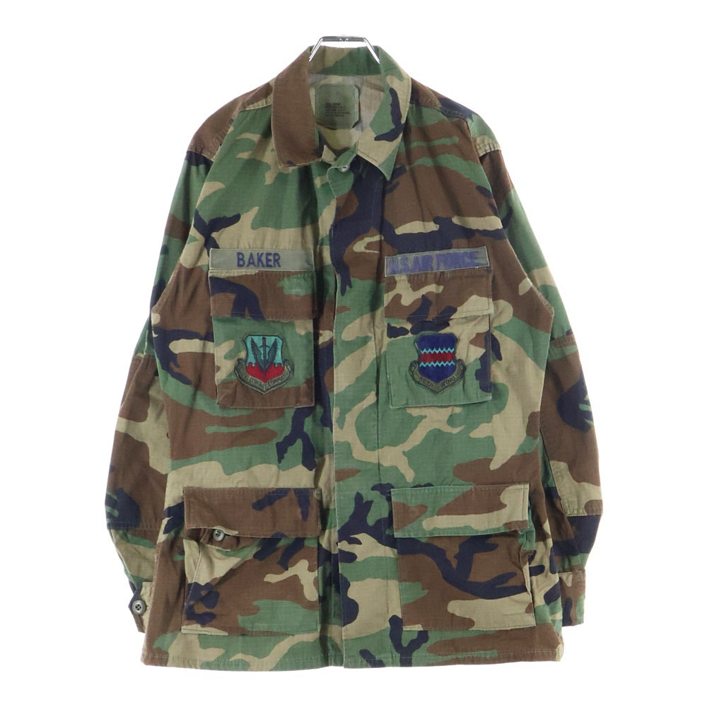 VINTAGE(ヴィンテージ) 90S VINTAGE U.S.AIRFORCE 空軍 カモ柄 ヴィンテージ 長袖シャツ カーキ DLA100-93-D-0349
