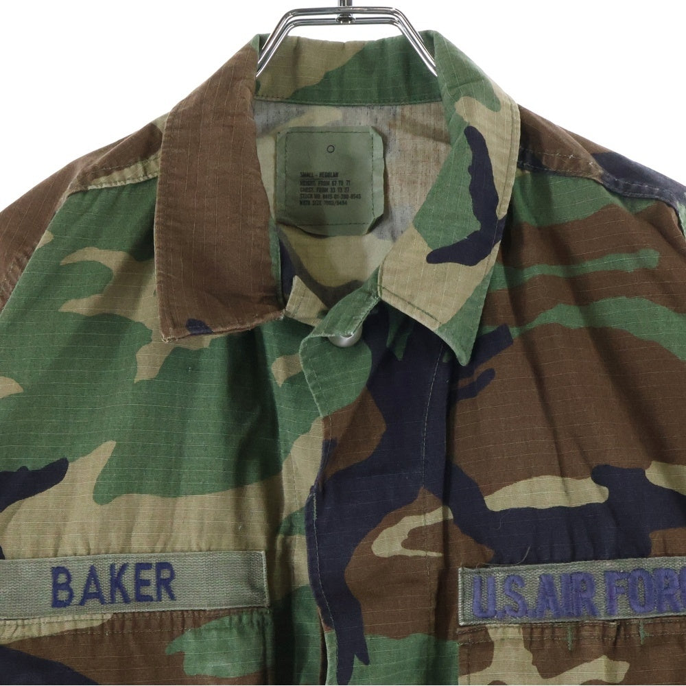VINTAGE(ヴィンテージ) 90S VINTAGE U.S.AIRFORCE 空軍 カモ柄 ヴィンテージ 長袖シャツ カーキ DLA100-93-D-0349