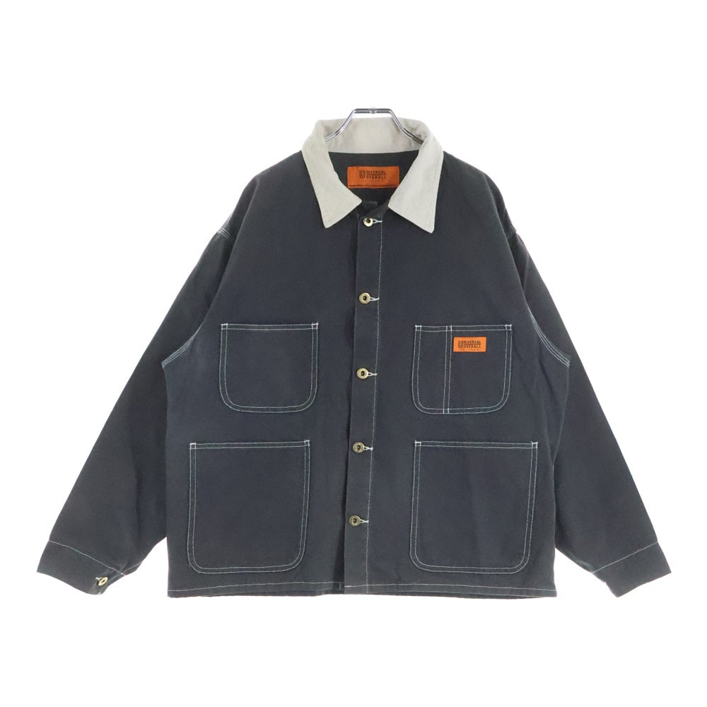 UNIVERSAL OVERALL(ユニバーサルオーバーオール) コーデュロイカラー コットン ワークジャケット グレー U7434231BY