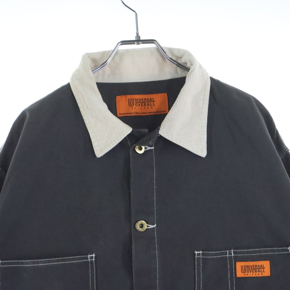 UNIVERSAL OVERALL(ユニバーサルオーバーオール) コーデュロイカラー コットン ワークジャケット グレー U7434231BY