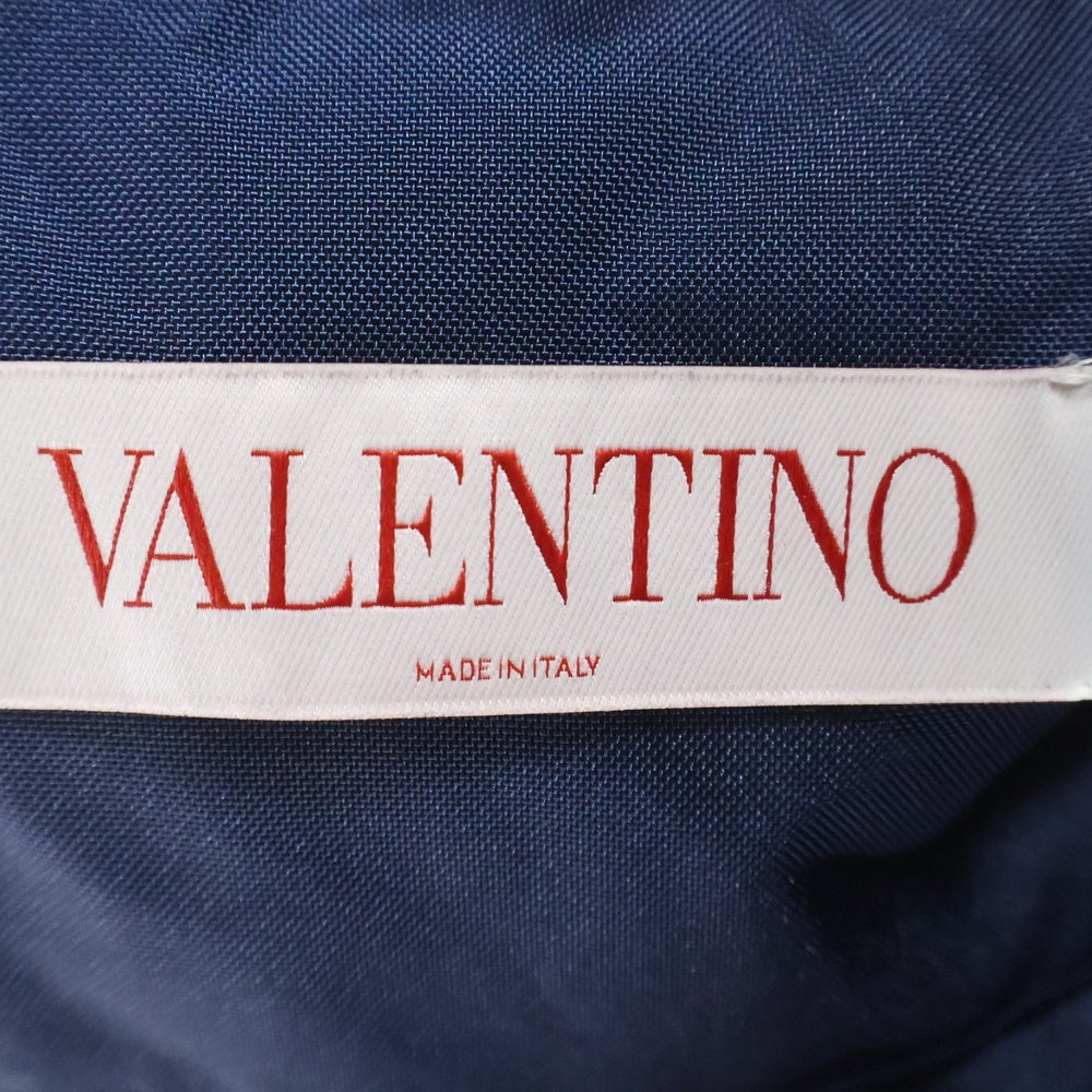 VALENTINO(ヴァレンティノ) Vロゴ シグネチャー インナーキルティング ブルゾンジャケット ネイビー 1V3CIF808J5