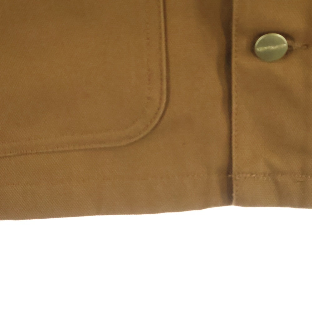 Carhartt WIP(カーハート ダブリューアイピー) MICHIGAN COAT ミシガン チョアコート ダック生地 カバーオール ジャケット ブラウン I028425