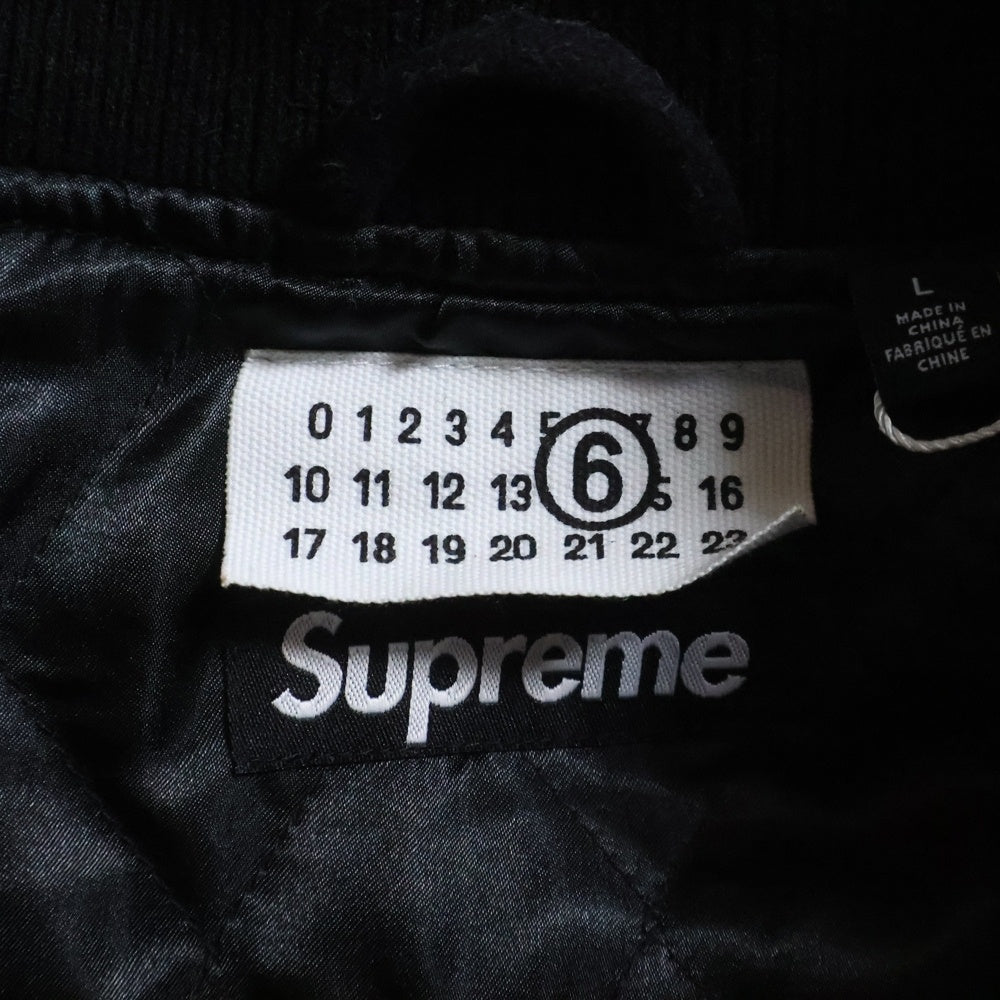 SUPREME(シュプリーム) 24SS ×Split Varsity Jacket エムエムシックスメゾンマルジェラ スプリット バーシティジャケット ブルゾン マルチカラー