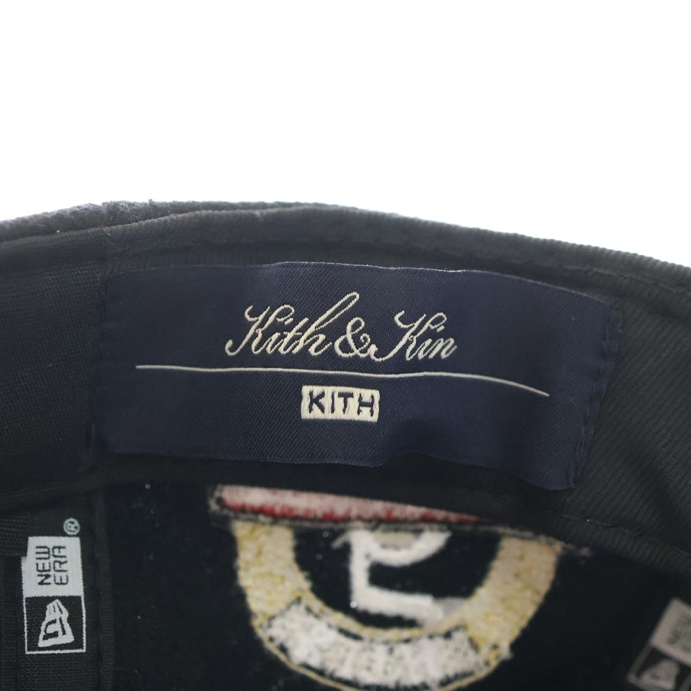 KITH(キス) ×NEW ERA Yomiuri Giants Logo 9FIFTY ニューエラ 読売ジャイアンツ ロゴキャップ ブラック