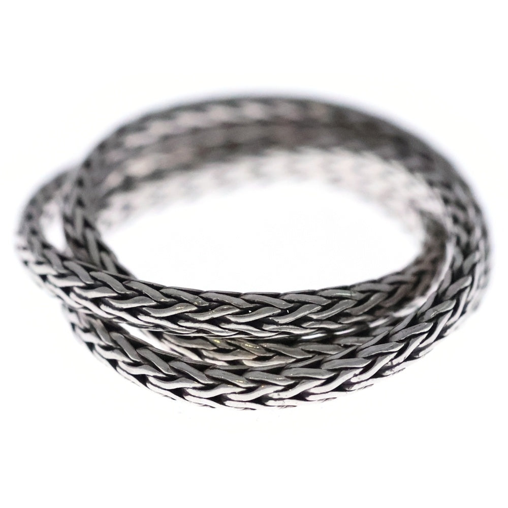 JOHN HARDY(ジョンハーディ) Icon Chevron Crossover Ring アイコン シェブロン クロスオーバーリング シルバー